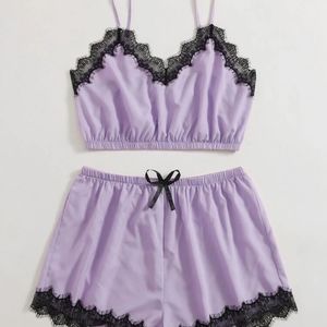 Sexy lavender pajama set